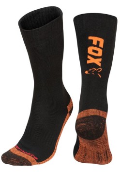 Fox Green / Silver Thermolite long sock 6 - 9 (Eu 40-43)