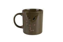 Fox Green and Camo Head Ceramic Mug