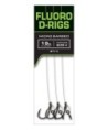 Carp Ready Rigs - Fluoro D-Rig - 4 (x3)
