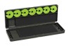 Edges Large rig and disc box inc 50 pins / 7 discs