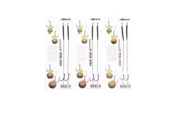 Basix Hair Rigs Wide Gape Size 4 25 lb