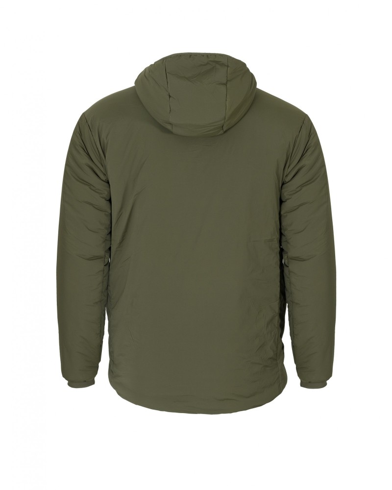 Insulated Hooded Jacket | Dark Olive S