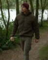Insulated Hooded Jacket | Dark Olive S