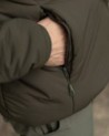 Insulated Hooded Jacket | Dark Olive S