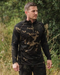 Kool UPF Zip Jersey | Dark Kamo S