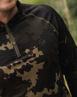 Kool UPF Zip Jersey | Dark Kamo S