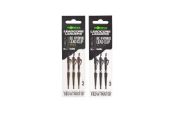 Kable Leadcore Leader Hybrid Lead Clip QC Swivel Weed 50cm