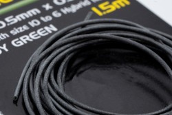 Silicone Tube 0,5mm, Green - 1,5m