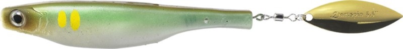 DARTSPIN PRO JIG HEAD 4 1/2 AYU - GOLD monté x1