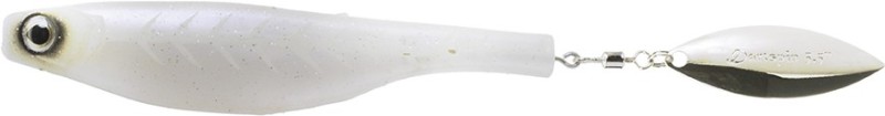 DARTSPIN PRO JIG HEAD 4 1/2 WHITE GHOST - SILVER monté x1