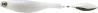 DARTSPIN PRO JIG HEAD 4 1/2 WHITE GHOST - SILVER monté x1