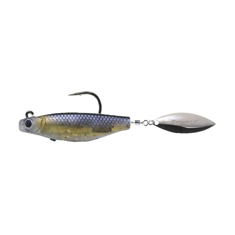DARTSPIN PRO INT WGHT 2 1/2 BLACK SHINER/SILVER