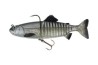 Replicant 23cm 9in JOINTED 130g UV Silver Bait Fish