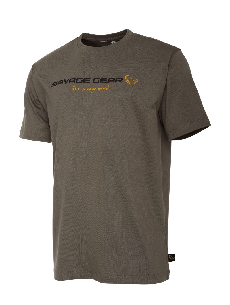 SG4 LOGO T-SHIRT XL LODEN GREEN