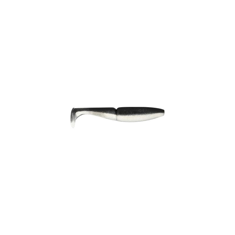 ONE UP SHAD 4 130 CLEAR BLACK (hard blister)