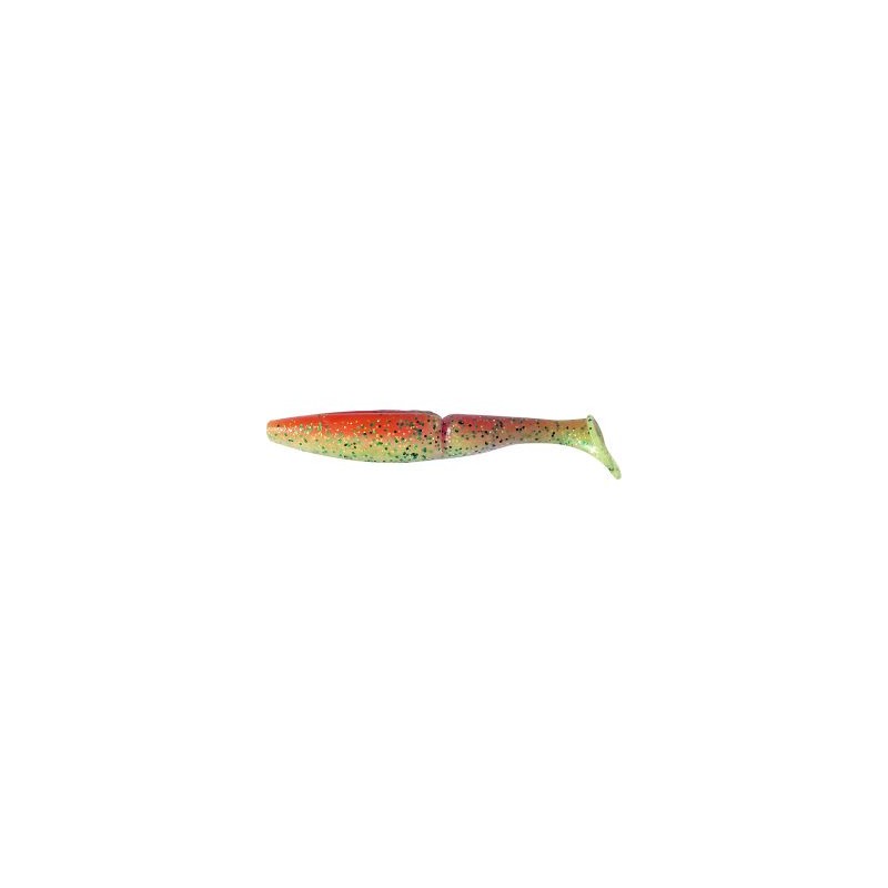 ONE UP SHAD 5 076 ORANGE GREEN (hard blister)