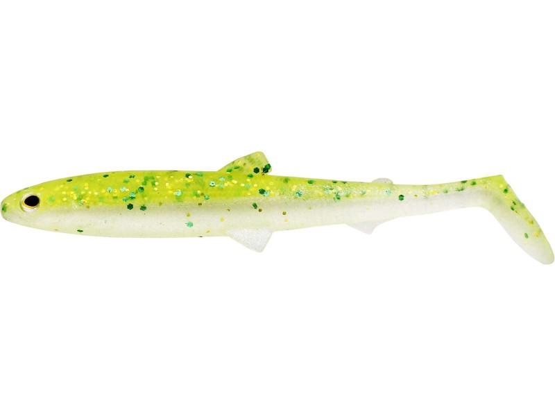 BULLTEEZ SHADTAIL 7,5CM 4G SPARKLING CHARTREUSE BOX W, 32PCS